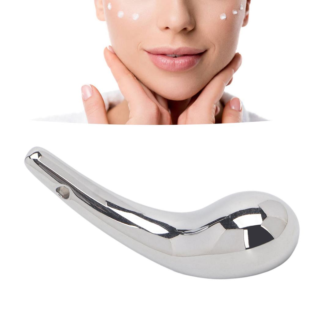 Cheap Silver Eye Massage Wand Stick Zinc Alloy Ergonomic Wrinkle