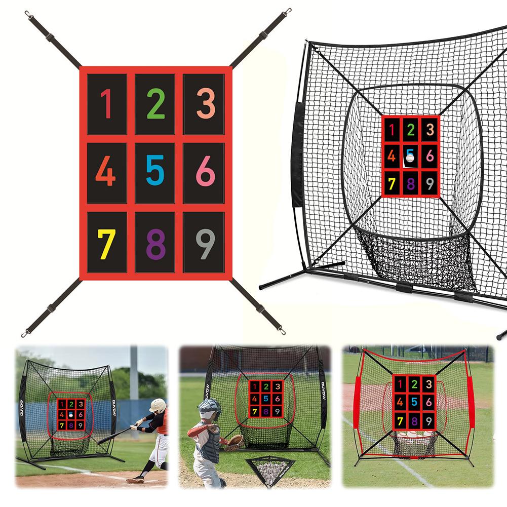 Baseball Softball Practice Net with Bonus Strike Zone Target Baseball Throwing Net Baseball Backstop Net for Hitting Batting