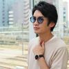 [Eight Tokyo] Polarized Sunglasses for Men and Women, Blue Light Blocking, WellingtonBoston Style, Lightweight, Light Color, Biker Style, UV