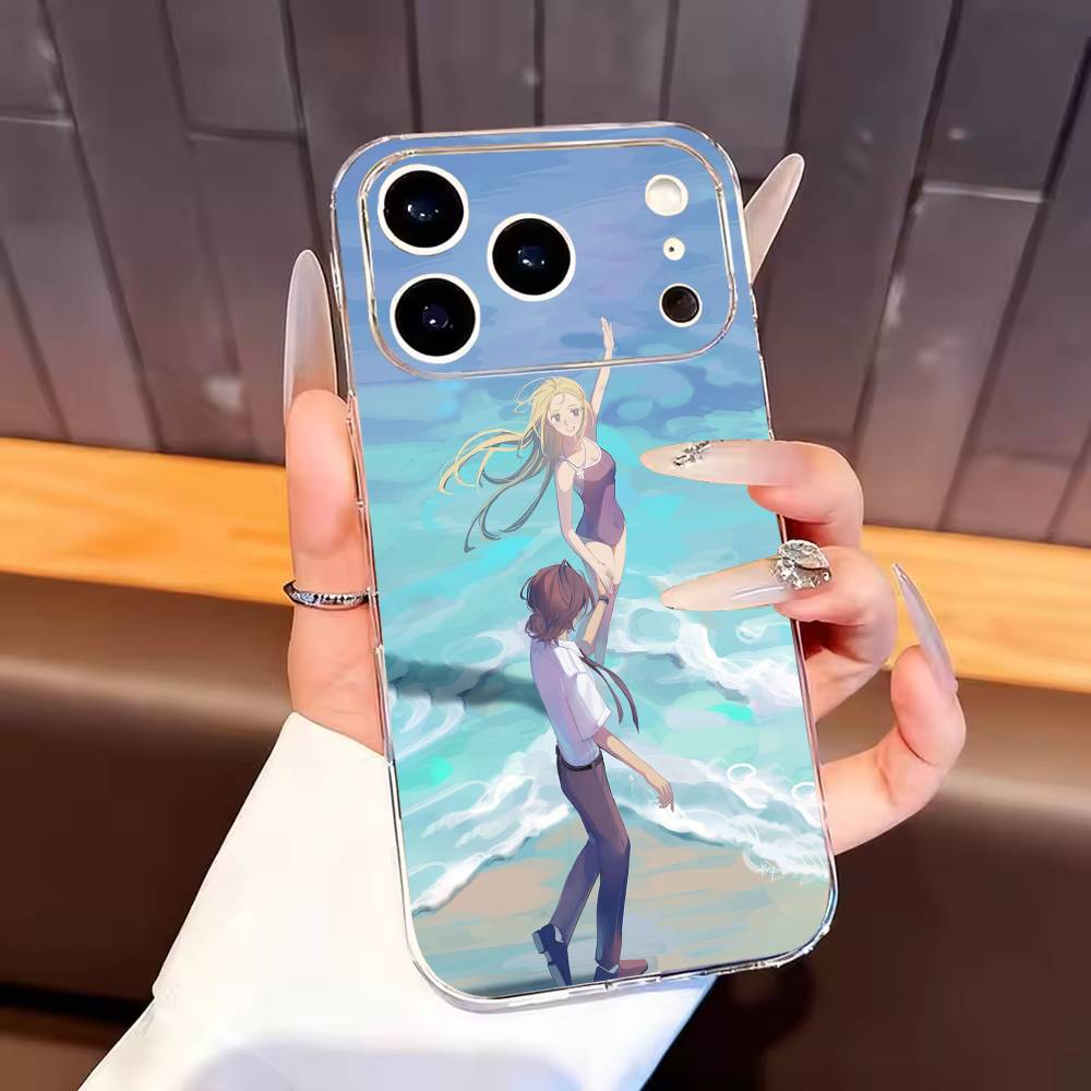 Summer Time Rendering Phone Case For iPhone17,16,15,14,13,12,11 Plus,Pro Max Soft Transparent Cover