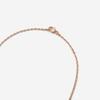 Hermes Mini Pop H Logo Design Metal Gold Plated Rose Gold Necklace Women Necklace Blue H147992FOC3