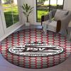 Philips Sport Vereniging Round Area Rug,Carpet Rug for Living Room Bedroom Sofa Playroom Decor,Non-slip Floor Mat
