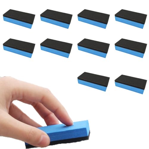 

Губка для мытья автомобиля 10 шт. Уход за автомобилем Двухслойный Толстый Дизайн Полировальная губка Губка для нанесения покрытия Восковая губка Песочная губка Микрогубка Очистка автомобиля