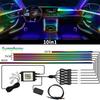6/10/18 in 1 RGB Symphony Car Ambient Lights Color Streamer Multicolou Atmosphere Light APP Control for Tesla