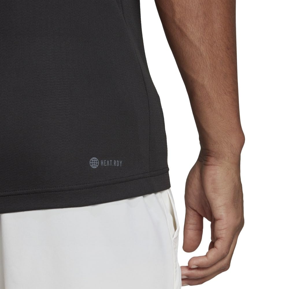 Adidas Freelift MMC24 Tennis Polo Black Size S Men's Shirt, (HS3316),