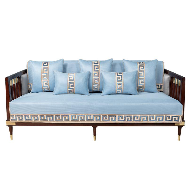 New Chinese Style Sofa Cushion Non-Slip Breathable Cover Summer All-Inclusive Summer Rosewood Summer Mat Cool