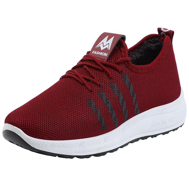 Nowe zimowe buty codzienne buty sportowe aksamitne matka antypoślizgowe buty do chodzenia