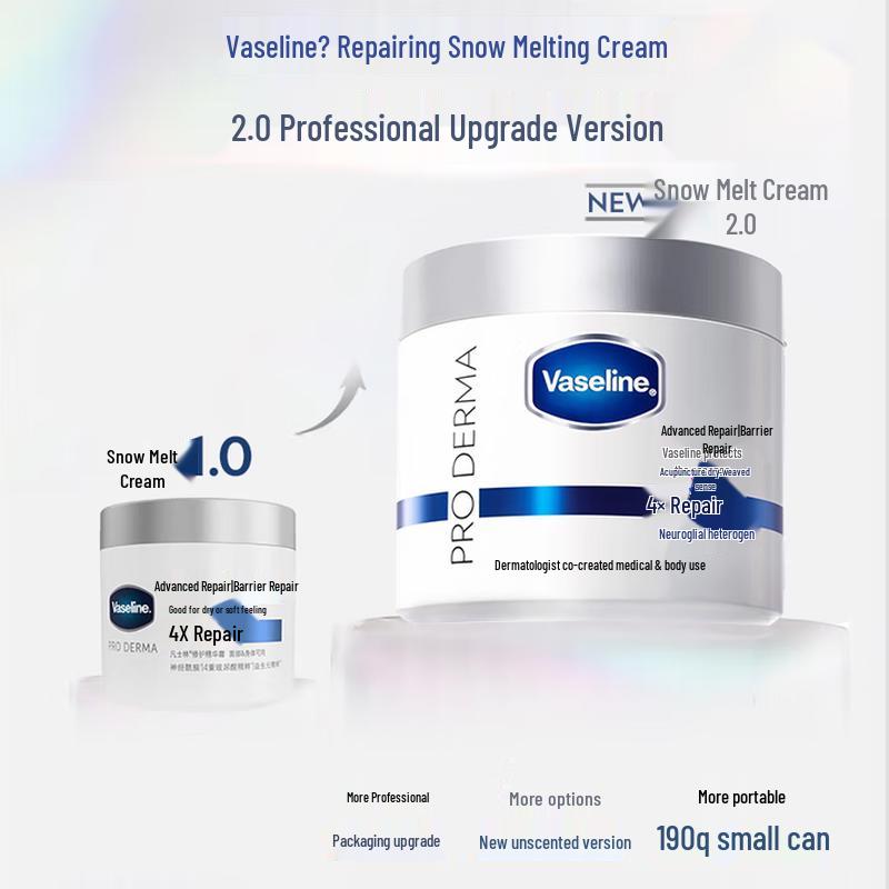 Vaseline Extra Rich Repair Snow Melt Cream