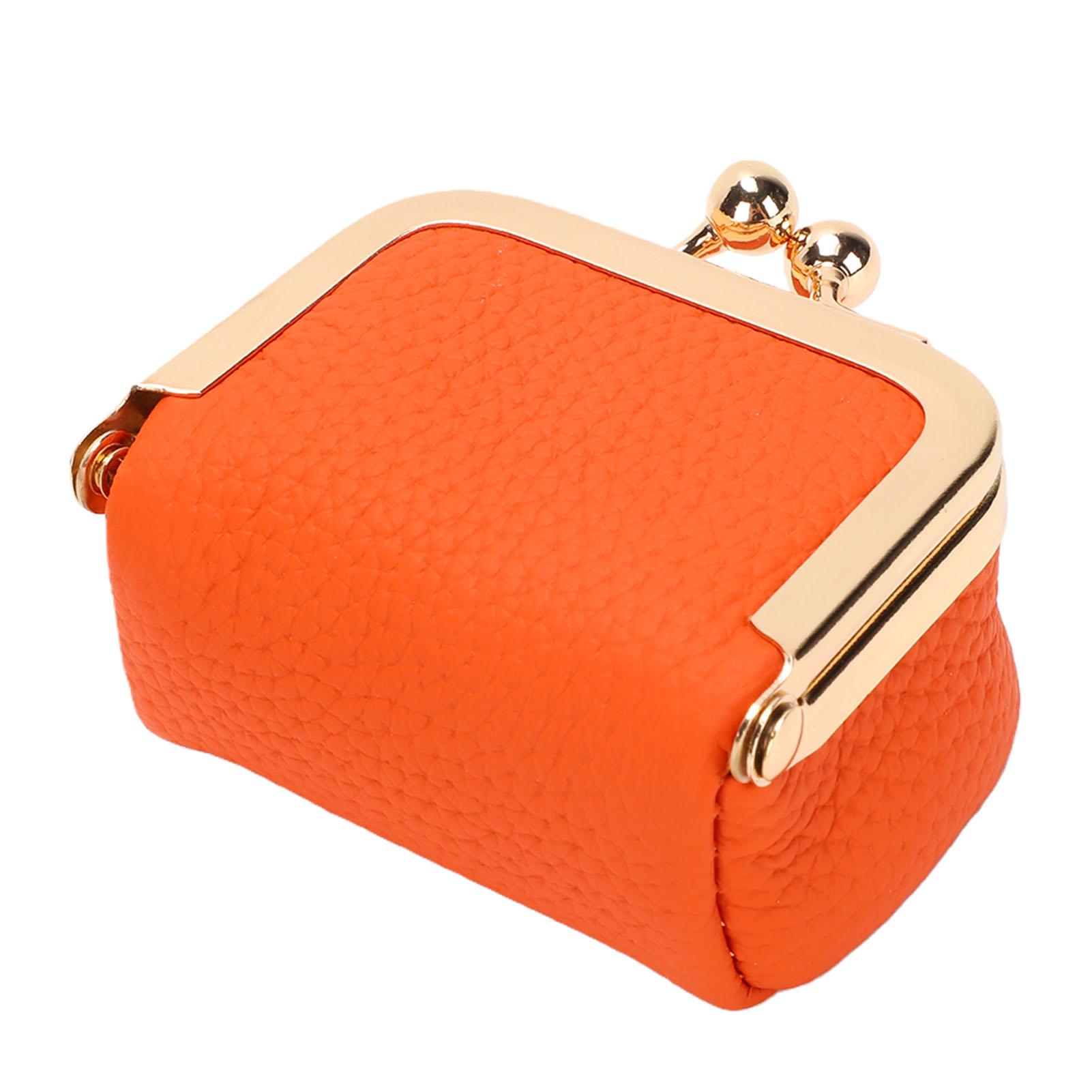 

PU Leather Jewelry Box Vintage Travel Jewelry with Lock for Earrings Rings Necklaces Bracelets Orange