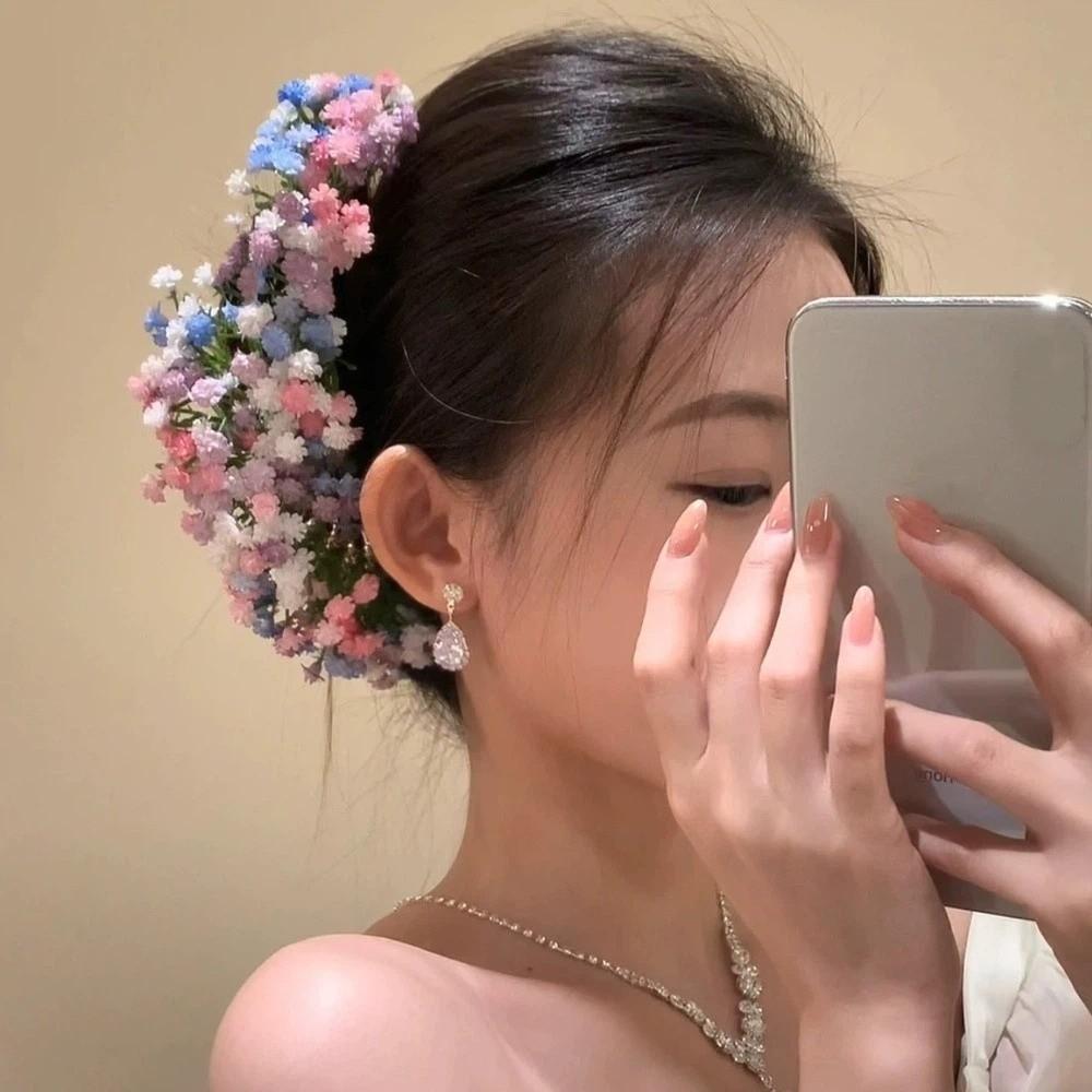 Böhmischer Sternenhimmel Blume Haarstab Süße Braut Haarschmuck Brautjungfer