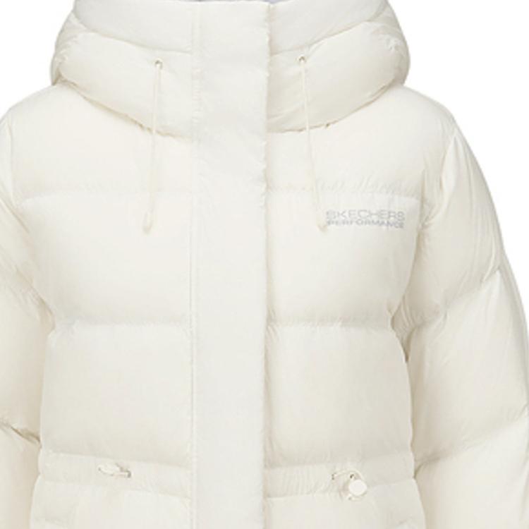 Skechers Basic Sports Series Skin-Friendly Comfortable Solid Color Down Jacket Women Outerwear P425W092-0074