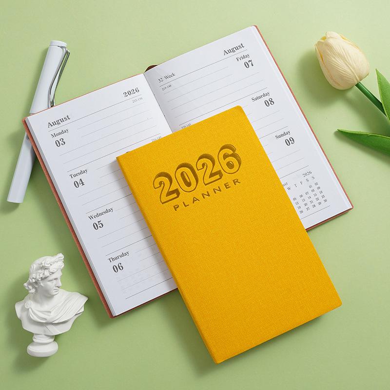 2026 Cross-border English Daily Planner: 365-Day Pocket Notebook & Time Management Handbook