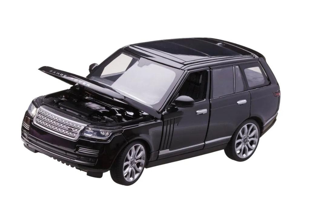 Range Rover Schwarz Auto Metallmodell Sammlermodell Maßstab 1:24
