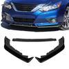 Kolfiber 3-stegs Frontläpp Karosskit för 2016-18 Nissan Altima