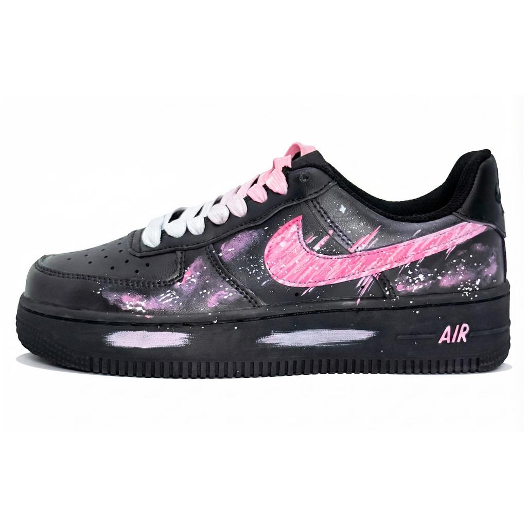Nike Air Force 1 Leather Abrasion Resistant Low top Skateboard Shoes Women's Pink DD8959-001(Team1521-)