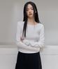 38COMEONCOMMON Ribbed Boat-Neck Slim T-Shirts (White)