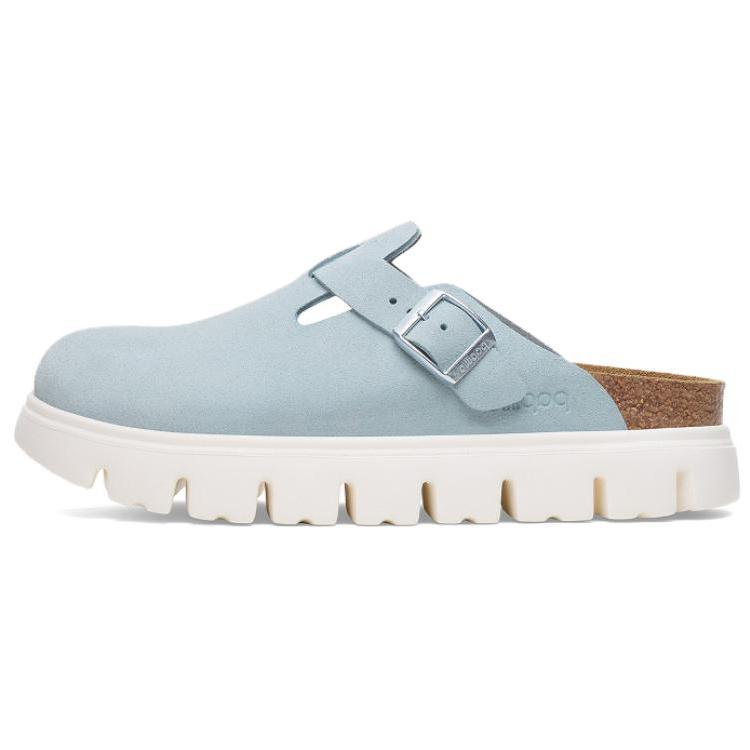 Birkenstock Boston Abrasion Resistant Abrasion Resistant Closed Toe Slippers Women s Light Blue Narrow 1029585 36