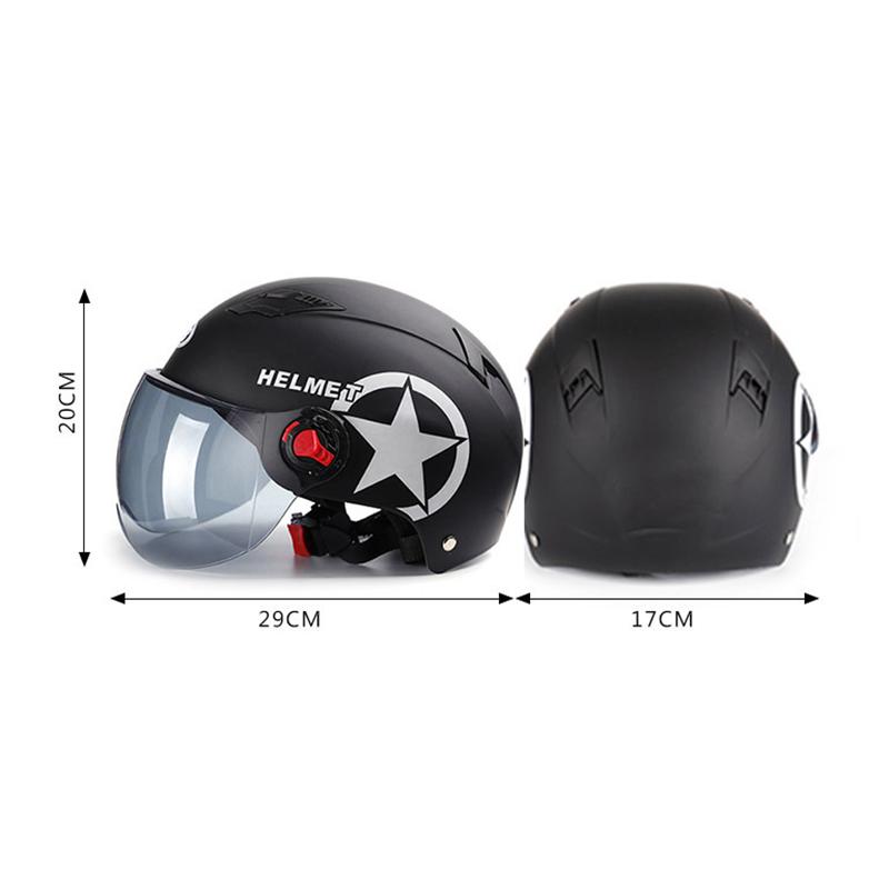 Elektrische Motor Auto Helm Roller Fahrrad Open Face Halbe Baseball Kappe Anti-UV Sicherheit Schutzhelm Fahrrad Helm Einstellbar