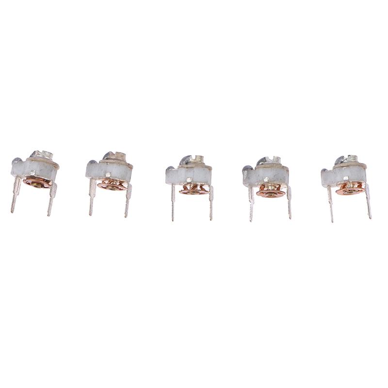 5Pcs 5Mm Ceramic Trimmer Capacit Adjustable Capacitor Trimmer Variable Ceramic Capacitor 3Pf 5Pf 10Pf 20Pf 30Pf