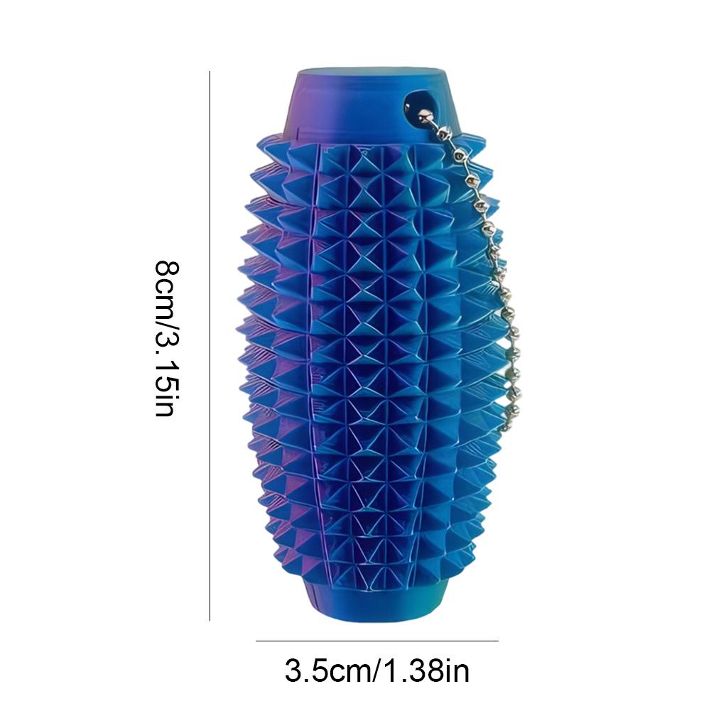 Sensory Roller Fidget Toy Clicker Tactile Spikes for Anxiety Stress Relief Pain Stimming Autism Over Stimulation with Lanyard