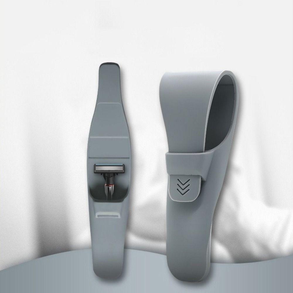 2Pcs Practical Silicone Manual Shaver Protector Soft Waterproof Razor Cover Anti-Scratch Manual Shaver Case Travel Use