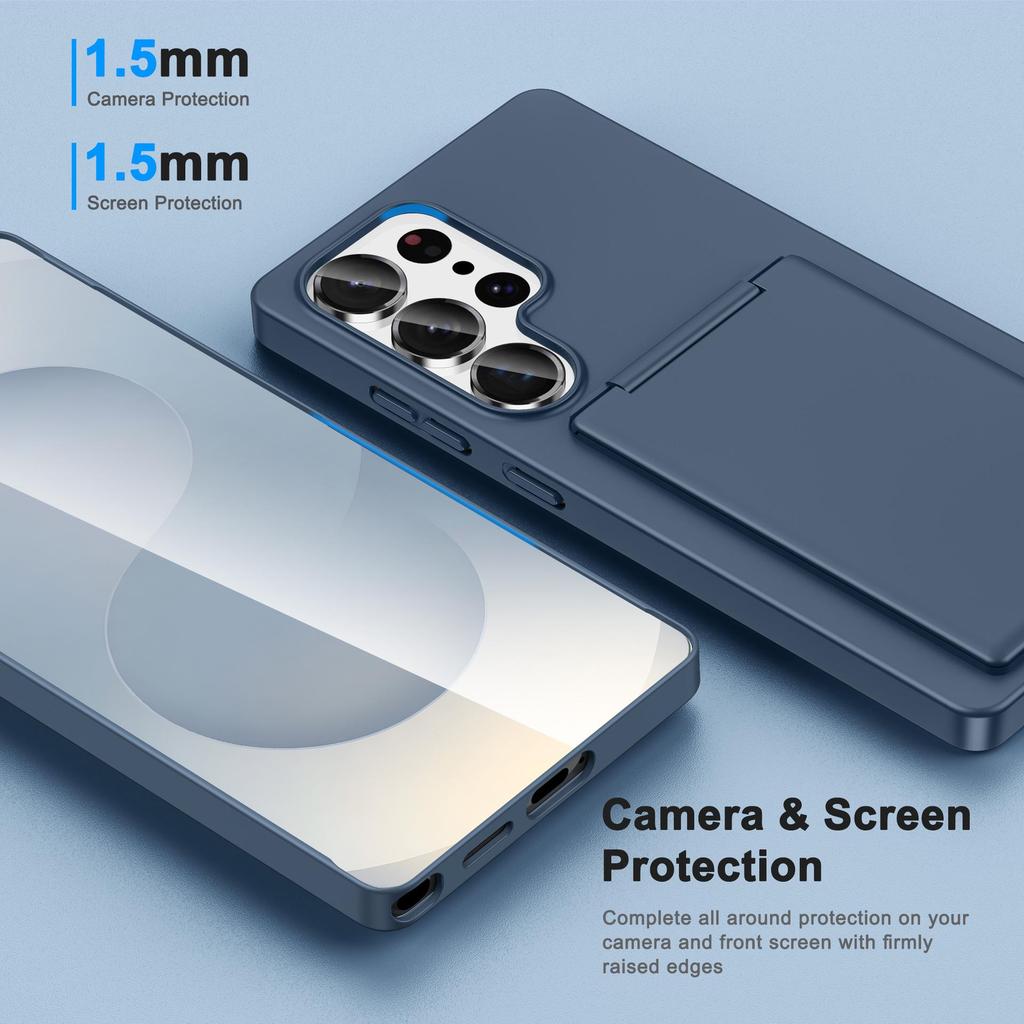 Samsung S25Ultra, S24Ultra & S23Ultra Card Holder & Stand Protective Case