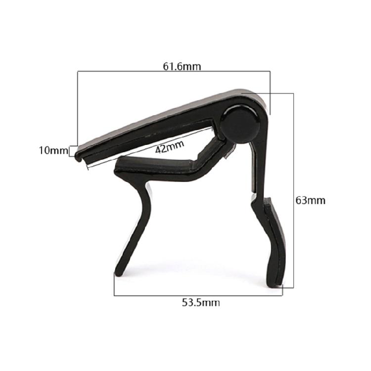 Acoustic & Electric Guitar Capo Tone Clip Portable Guitar Tuning Clamp Easy Use