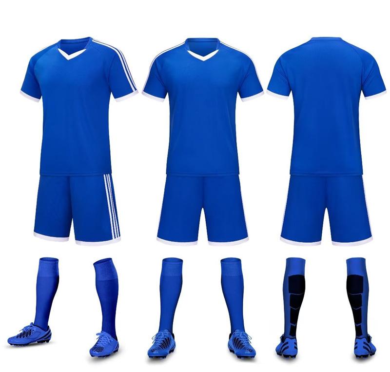 Kids Adult Soccer Uniform Sportssuit Men'S And Women'S Short Sleeve Jersey Soccer Training Team Uniform Summer