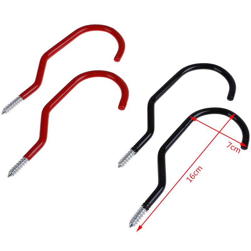 2Pcs Bike Wall Mount Stand Holder Bicycle Storage Hooks Cycle Hanger Brackets