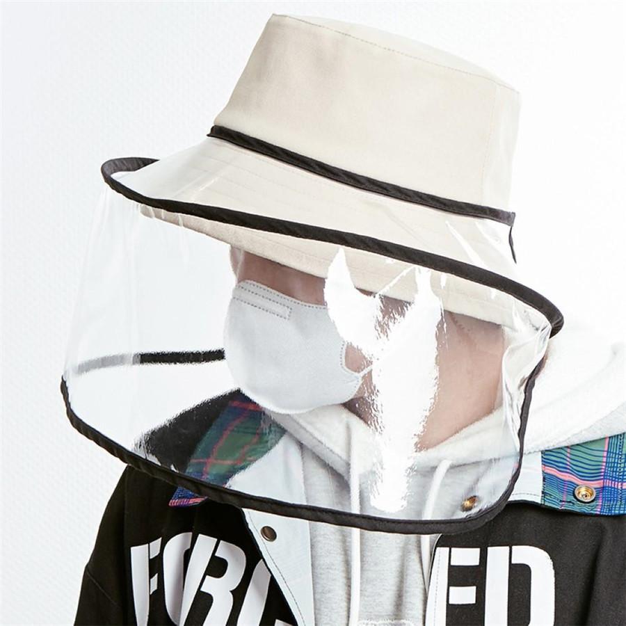 3 Stück Spuckschutzhut Maskenabdeckung Outdoor Fischerhut Maske