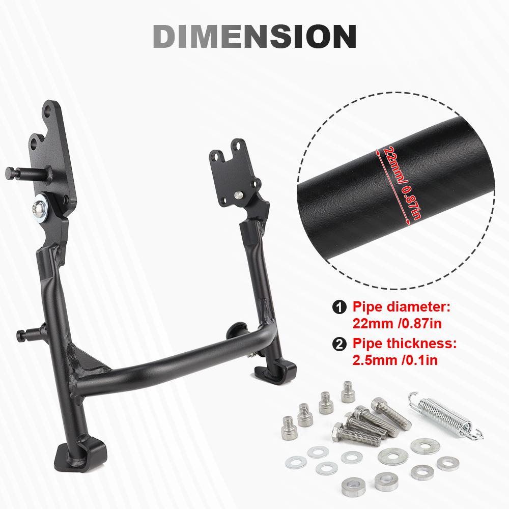 Motorcycle Middle Kickstand Center For YAMAHA MT-07 FZ-07 2013-2024 Tracer 700 /GT 2016-2020 Tracer 7/GT 2021-2024 Parking Stand