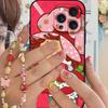 Strawberry S-Shortcake Phone Case For IPhone 1716 15 14 13 Pro Max 11 12 Mini X Xs XR Black Silicone Cover
