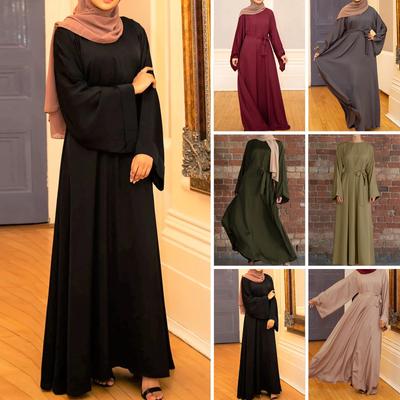 Γυναικεία Μουσουλμανική Abaya Μακρύ Φόρεμα με φλοράλ εμπριμέ vintage καφτάν ισλαμικά μάξι γυναικεία φορέματα