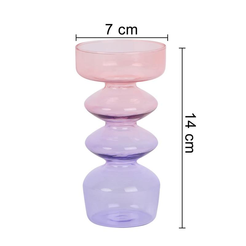 Ins Crystal Ball Bubble Glass Vase Flower Arrangement Hydroponics Ball Glass Art Flower Ware Home Decor Tabletop Glass Vase