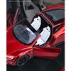 1/24 Tesla Roadster Convertible Alloy Sports Car Model Diecast Metal Toy Concept Car Model Simulation Sound and Light Kids Gift