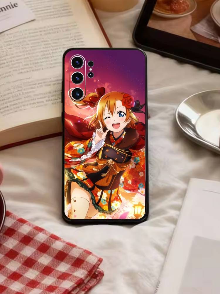 Kousaka Honoka-Love Live Handyhülle Für Samsung S26,S25,S24,S23,S22,S21,S20,Plus,Fe,Lite,Andere Schwarze Hülle