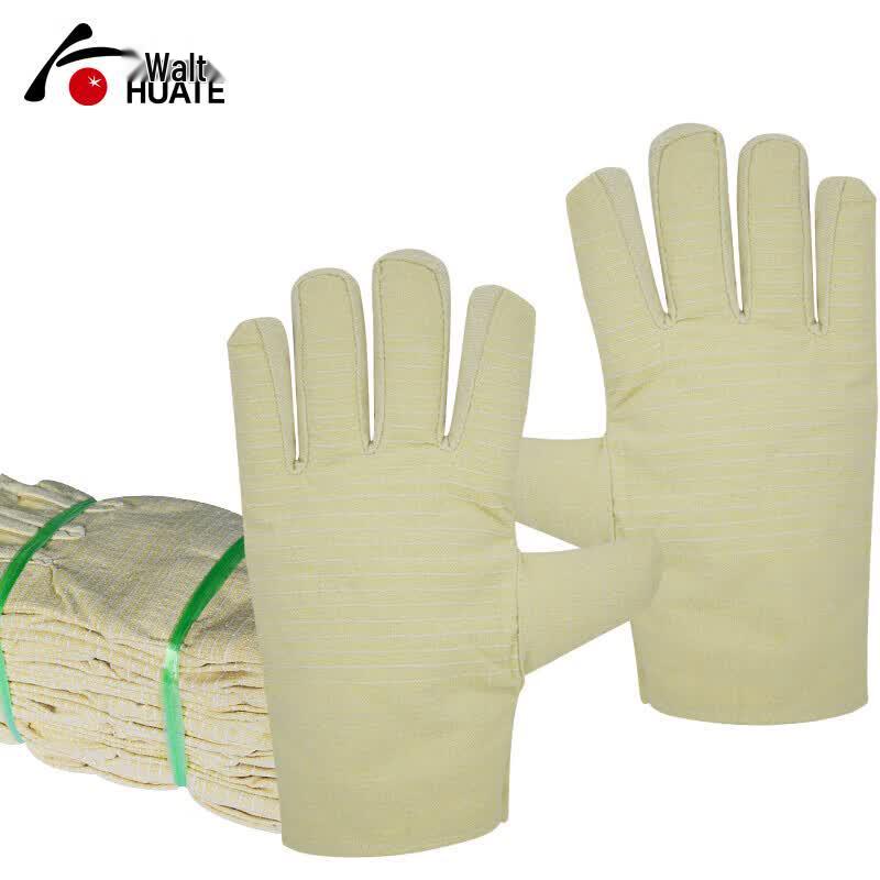 Huater Double Layer Thick Canvas Work Gloves 10 Pairs