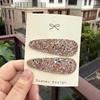 Korean Sparkle Water Drop Hair Clip for Girls - Gentle, No Damage to Hair