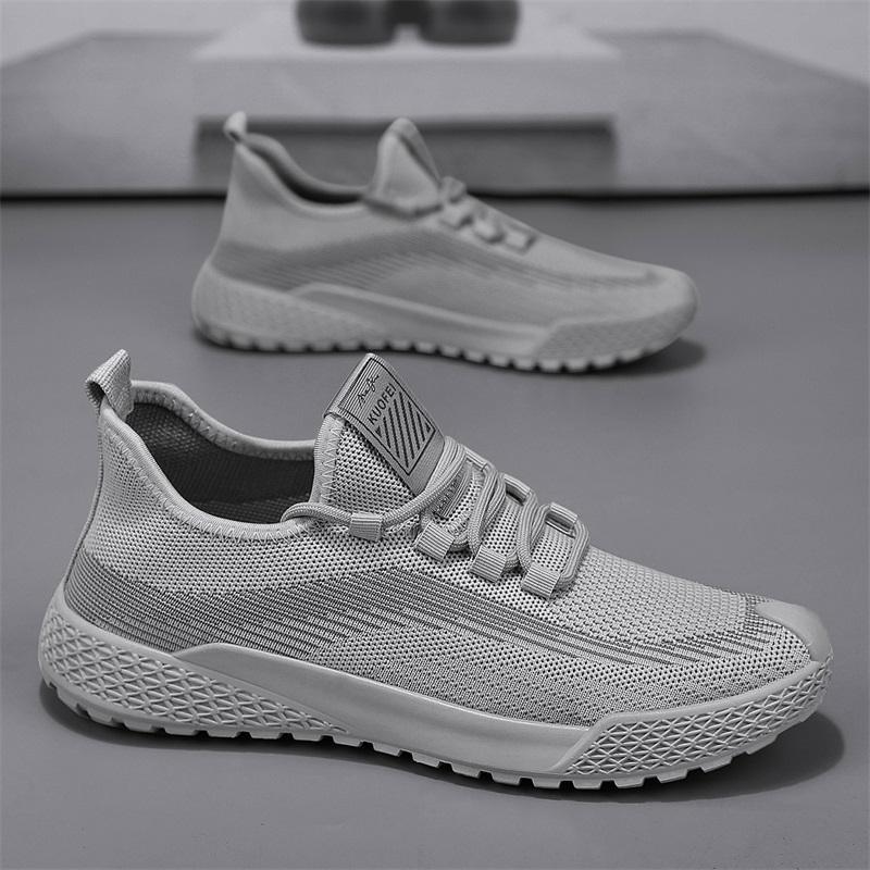 Men's Shoes Summer Breathable 2025 New Fly-woven Thin Mesh Shoes Men's Mesh Casual Sports Work Trendy Shoes