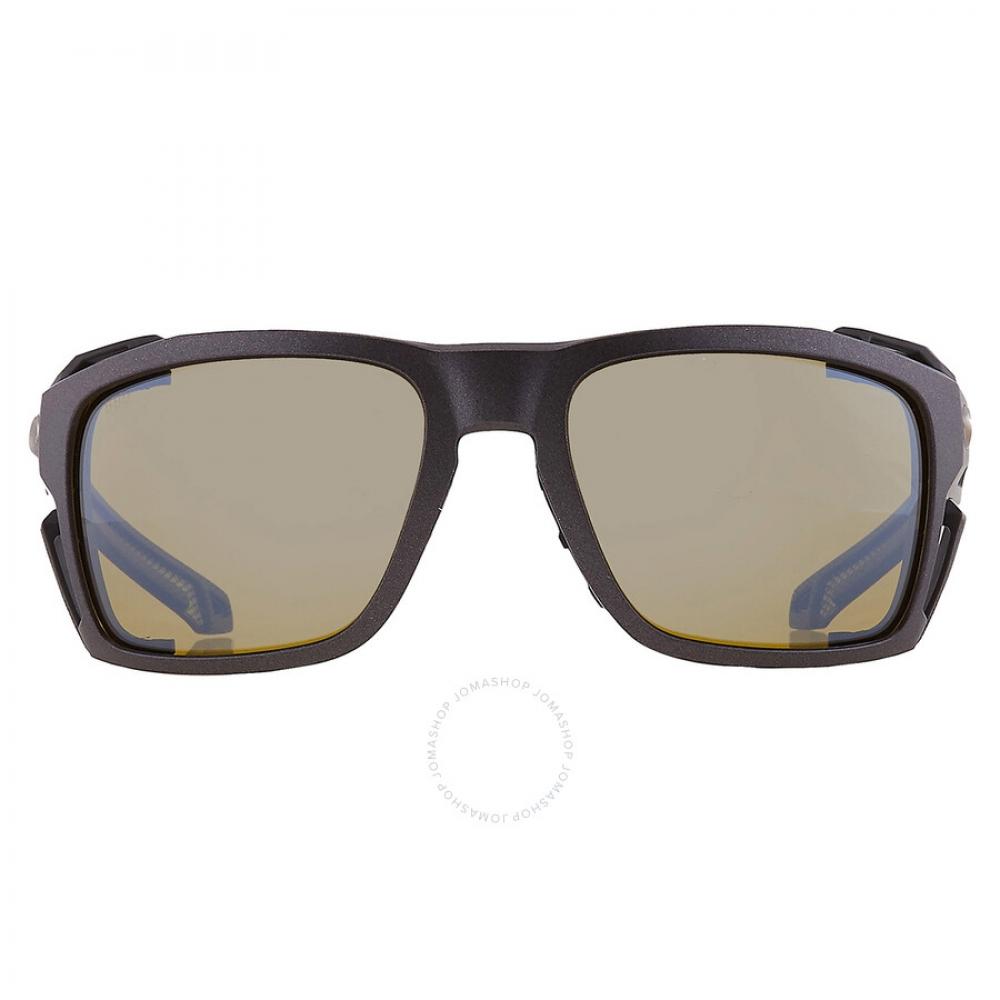 

Costa Del Mar King Tide 8 Sunrise Silver Mirror Polarized Glass Wrap Men s Sunglasses 6S9111 911105 60