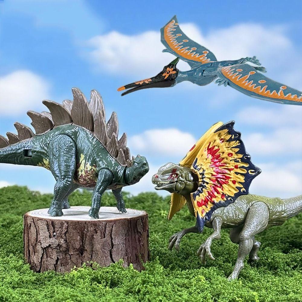 Plastic Simulation Dinosaur Action Figures Jurassic Dinosaur Miniatures Figurine  Children Toys