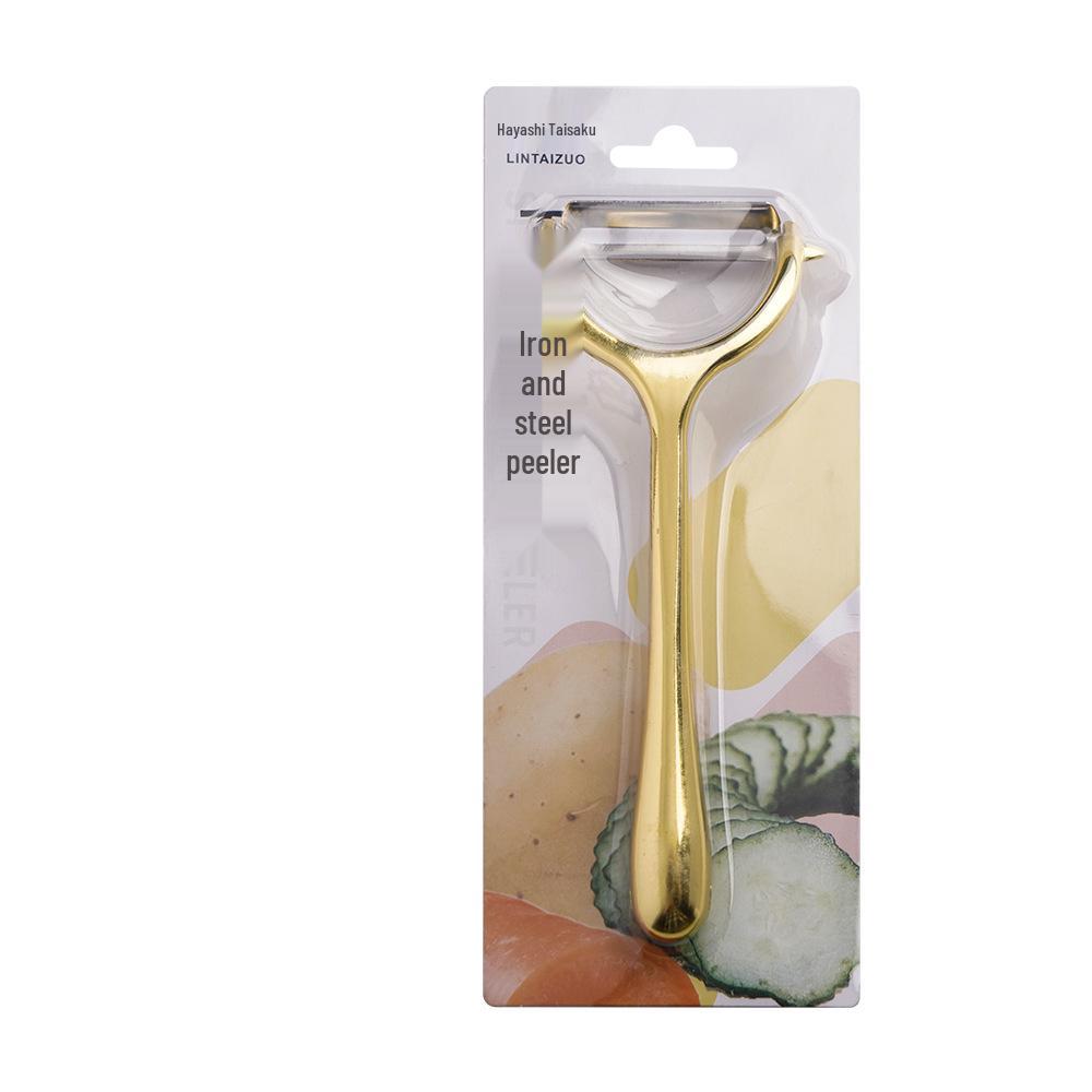 German-Style Stainless Steel Multi-Functional Peeler & Grater for Fruits and Vegetables