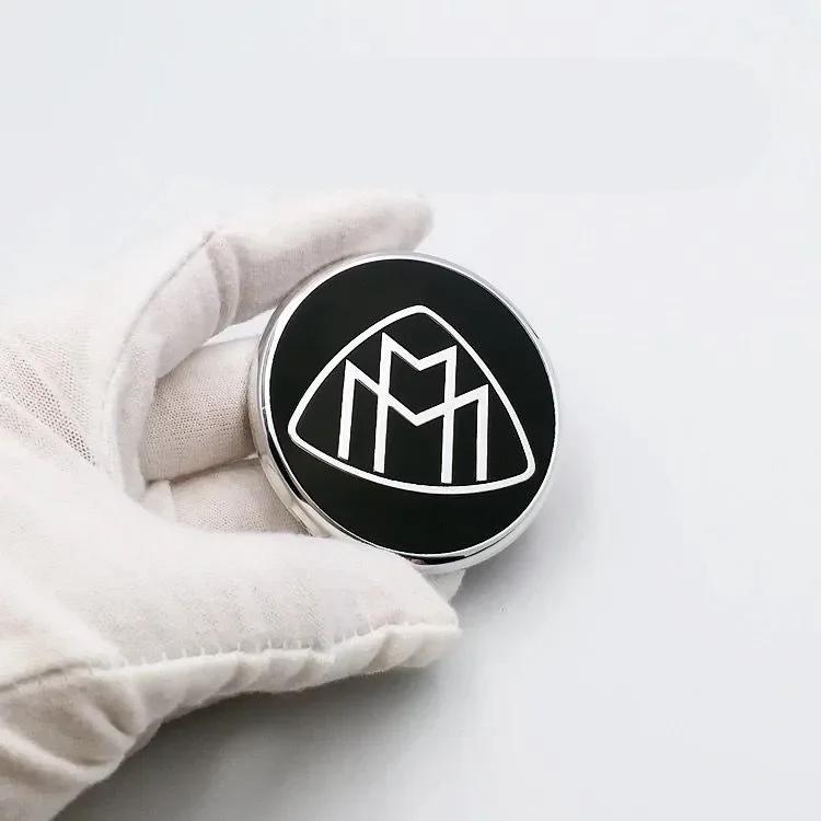 Maybach Standing Metal Emblems Car Hood 3D Rear Logo Side Standard for S Gls Class S400 S500 S600 W222 Badge Accessories1