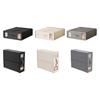 Sheet Set Storage Box for Bedding with Front Handle, Viewing Window and Shelf Ready Design for Home Linen Storage