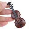 1/12 Dolls House Miniature Plastic Violin Music Instrument Model Accessories Toy