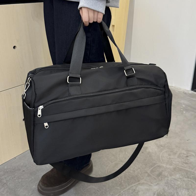 Downhill Travel Bag Short Distance Women's Light Sports Travel Bag Splicing Hand Held One Shoulder Crossbody Bag