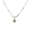 New Chinese Retro Style Chinese Knot Safety Lock Necklace Design Sense Antique Woven Collarbone Chain