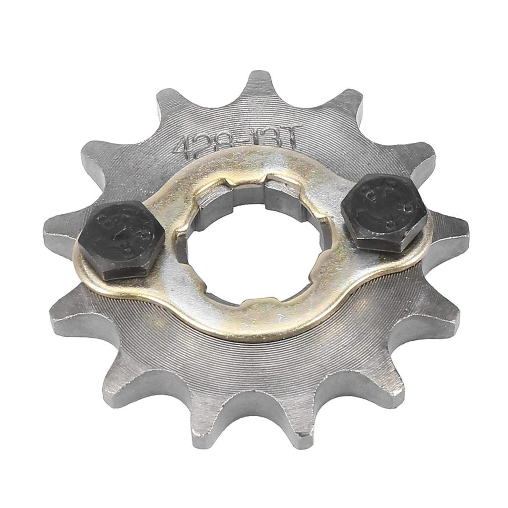 F FIERCE CYCLE Fitting Screw Metal Titanium Tone Motorcycle Sprocket Front Engine Sprocket 428 Chain 13T 20mm