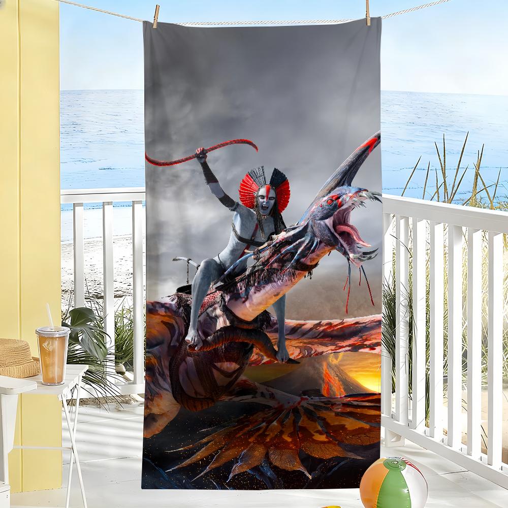 Classic Film A-Avatar-Fire and Ash Towel Soft Pool Gift For Travel Gym Shower Camping Quick Dry Sports Large Beach Towels