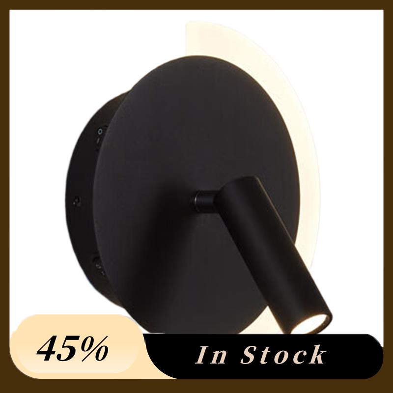 

A60zliving Room Bedroom Reading Lighting Led Wall Lamp Spotlight Sconce Wall Light Stair Lamp Corridor Aisle Decor Lighting Blac M чорний